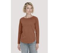 hessnatur Longsleeve Relaxed aus reiner Bio-Baumwolle rost 36