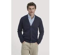 hessnatur Milano Strick-Cardigan Regular aus Bio-Merinowolle und Bio-Baumwolle marine L