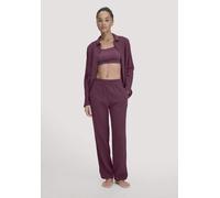 hessnatur Musselin Schlafhose Regular PURE SENSE aus reiner Bio-Baumwolle brombeere 38