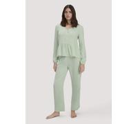 hessnatur Musselin Schlafhose Regular PURE SENSE aus reiner Bio-Baumwolle liliengrün 38