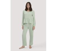 hessnatur Musselin Schlafhose Regular PURE SENSE aus reiner Bio-Baumwolle liliengrün 48