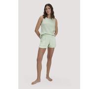 hessnatur Musselin Schlafshorts Regular aus reiner Bio-Baumwolle liliengrün 34 Damen Bekleidung