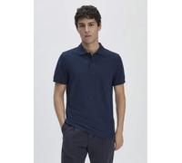 hessnatur Piqué Polo Regular aus reiner Bio-Baumwolle nachtblau 56