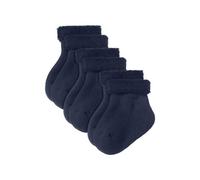 hessnatur Plüsch Socke im 3er-Pack dunkel-blau 23-26