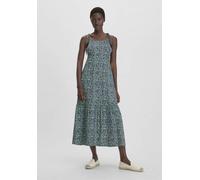 hessnatur Print Jersey Kleid Midi Relaxed aus reiner Bio-Baumwolle jadegrün 34