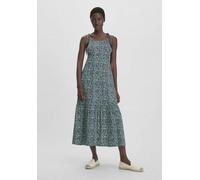 hessnatur Print Jersey Kleid Midi Relaxed aus reiner Bio-Baumwolle jadegrün 40