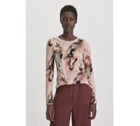 hessnatur Print Premium Light Jersey Longsleeve Slim aus reiner Bio-Baumwolle rosenholz 42