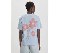 hessnatur Print T-Shirt Oversize aus reiner Bio-Baumwolle hell-blau 38