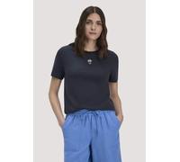 hessnatur Print T-Shirt Relaxed aus reiner Bio-Baumwolle marine 44