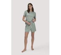 hessnatur Pyjama Regular PURE NATURE aus reiner Bio-Baumwolle mattgrün 36