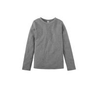 hessnatur Rib Shirt aus Bio-Baumwolle grau 122/128