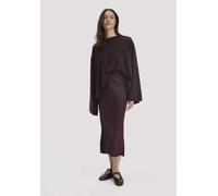 hessnatur Rock Midi Regular aus reiner LENZING ECOVERO Viskose schwarzbeere 34