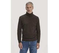 hessnatur Rollkragen-Pullover Regular aus Bio-Merinowolle und Bio-Baumwolle kakao braun XXL