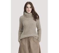 hessnatur Rollkragenpullover Relaxed aus Alpaka mit Bio-Baumwolle naturbeige XXL