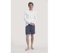 hessnatur Schlafshorts aus reiner Bio-Baumwolle helles jeansblau 54