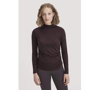 hessnatur Shirt Langarm Slim ACTIVE FUNCTIONAL aus Bio-Merinowolle und TENCEL Lyocell schwarzbeere 42