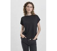 hessnatur Shirt Oversize aus TENCEL Lyocell mit Bio-Baumwolle schwarz L