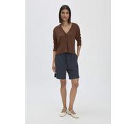 hessnatur Shorts Relaxed aus weichem TENCEL Lyocell mit Leinen marine 36
