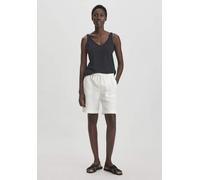hessnatur Shorts Relaxed aus weichem TENCEL Lyocell mit Leinen naturweiss 44