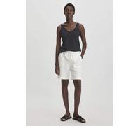 hessnatur Shorts Relaxed aus weichem TENCEL Lyocell mit Leinen naturweiss 46