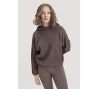 hessnatur Softfleece Hoodie Oversize ACTIVE COMFORT aus reiner Bio-Baumwolle dunkles mauve L