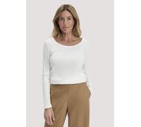 hessnatur Softrib Longsleeve Fitted aus Bio-Baumwolle und TENCEL Modal naturweiss 48