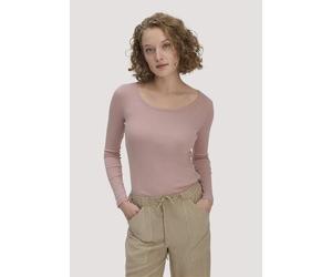 hessnatur Softrib Longsleeve Fitted aus Bio-Baumwolle und TENCEL Modal rosé 38