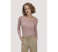 hessnatur Softrib Longsleeve Fitted aus Bio-Baumwolle und TENCEL Modal rosé 46