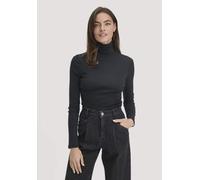 hessnatur Softrib Longsleeve Fitted aus Bio-Baumwolle und TENCEL Modal schwarz 42