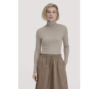 hessnatur Softrib Longsleeve Fitted aus Bio-Baumwolle und TENCEL Modal taupe 46