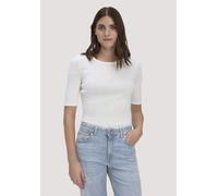 hessnatur Softrib T-Shirt Fitted aus Bio-Baumwolle und TENCEL Modal naturweiss 46