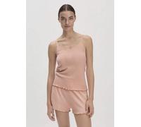 hessnatur Spaghetti Top Regular PURE POINTELLE aus reiner Bio-Baumwolle cremerosa 42