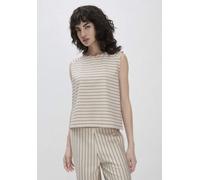 hessnatur Streifen Jersey Top Relaxed aus weicher Bio-Baumwolle natur 46