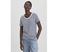 hessnatur Streifen T-Shirt Relaxed aus reiner Bio-Baumwolle ozeanblau 34
