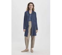 hessnatur Strick Jacke Oversized aus TENCEL Lyocell mit Bio-Baumwolle ozeanblau S