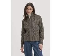 hessnatur Strick Jacke Relaxed aus reiner Schurwolle naturbeige S