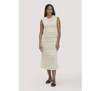 hessnatur Strick Kleid Midi aus reiner Bio-Baumwolle cocos XS