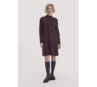 hessnatur Strick Kleid Relaxed aus TENCEL Lyocell mit Bio-Baumwolle schwarzbeere XS