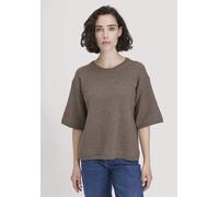 hessnatur Strick Pullover Oversize aus Bio-Merinowolle mit Bio-Baumwolle camel S