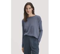 hessnatur Strick Pullover Oversize aus TENCEL Lyocell mit Bio-Baumwolle schieferblau M