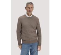 hessnatur Strick Pullover Regular aus Bio-Merinowolle mit Bio-Baumwolle camel XXL