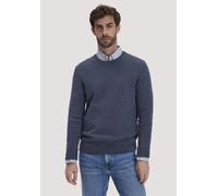 hessnatur Strick Pullover Regular aus Bio-Merinowolle mit Bio-Baumwolle mitternachtsblau S