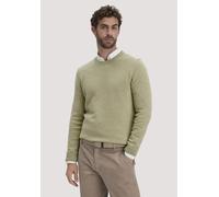 hessnatur Strick Pullover Regular aus Bio-Merinowolle mit Bio-Baumwolle pastellmoos S
