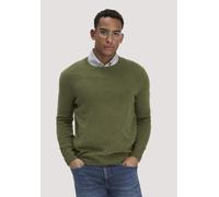 hessnatur Strick Pullover Regular aus Bio-Merinowolle mit Bio-Baumwolle seetang S