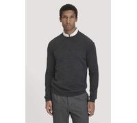 hessnatur Strick Pullover Regular aus Bio-Merinowolle mit Kaschmir anthrazit S