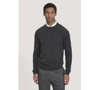 hessnatur Strick Pullover Regular aus Bio-Merinowolle mit Kaschmir anthrazit XXL