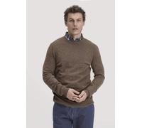 hessnatur Strick Pullover Regular aus Bio-Merinowolle mit Kaschmir sand XXL