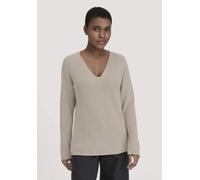 hessnatur Strick Pullover Regular aus reiner Bio-Baumwolle taupe M