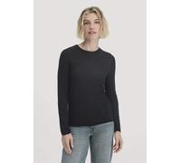 hessnatur Strick Pullover Regular aus reiner Bio-Merinowolle schwarz M