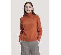 hessnatur Strick Pullover Relaxed aus Bio-Merinowolle mit Bio-Baumwolle rotorange S